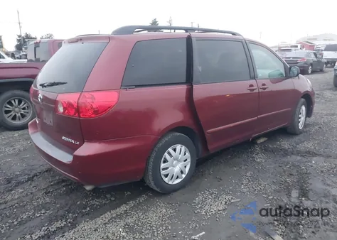 2009 Toyota Sienna Le z USA, uszkodzony, nr VIN 5TDZK23C09S287708